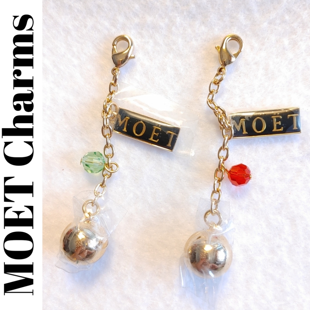 Moet Charms for Champagne Flute Glass
